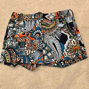 J.Crew Factory side zip printed shorts